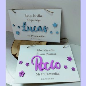 Placa para silla