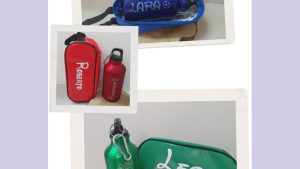 Porta bocadillos Térmico + Botella de Aluminio