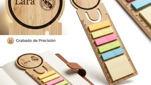 Marcapáginas regla de Madera Personalizada