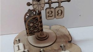 Farola Adviento de Madera