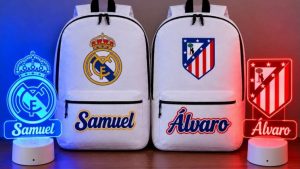 Super Pack Mochila y Lámpara Led Personalizada